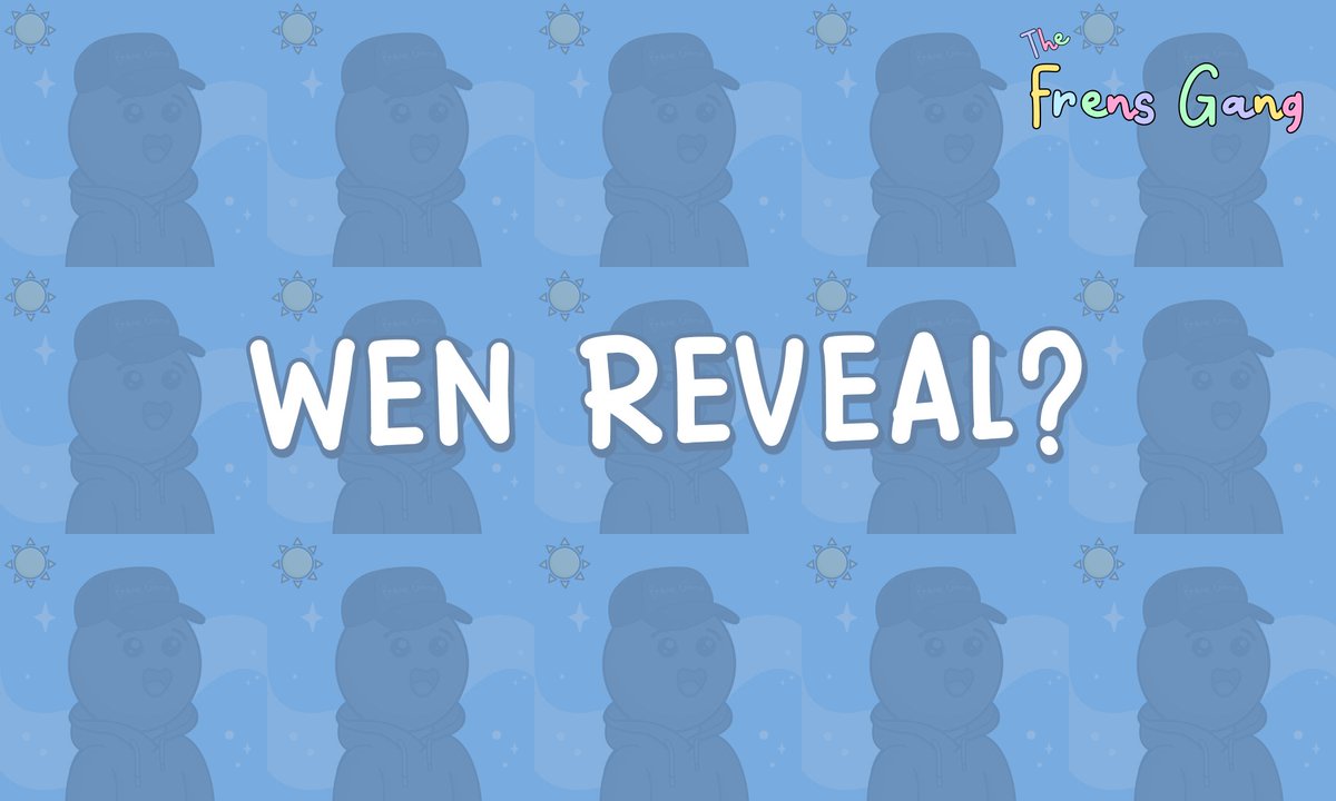 WE ARE ALMOST THERE 🌈

92% already minted ✨

As soon we are "SOLD OUT", artworks will be revealed

Go grab one, if you haven't already 👇
hypersplatform.com/frens-gang