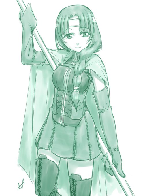 #みなさん30年前の今頃はどんな絵描いてましたか
TRPGのキャラ絵くらいしか描いてなかったんじゃなかったかな。
こういう感じの。
この絵自体は7年くらい前に改めて描いたやつだけど。