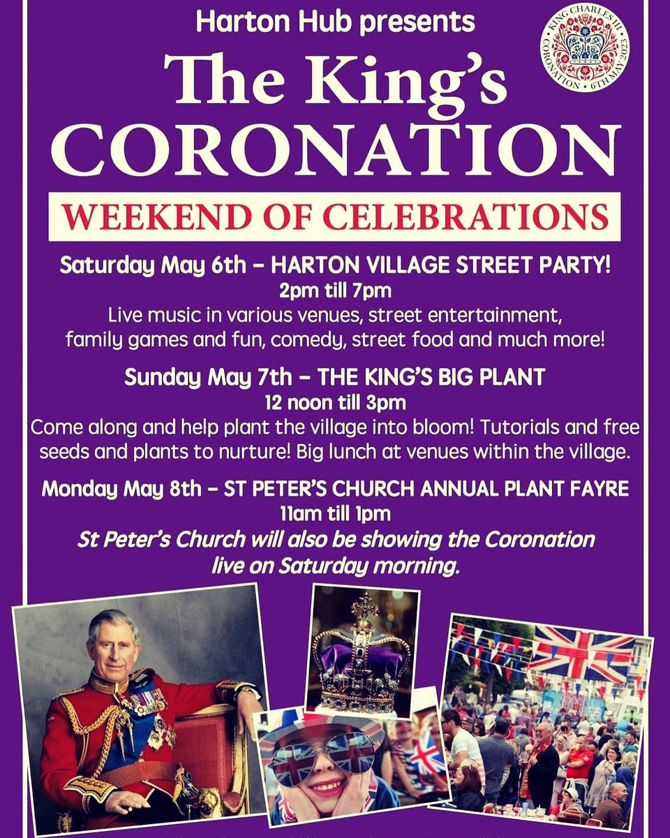 HartonHop's tweet photo. This is going to be the biggest one yet !!! Saturday May 6th get in in the dairy. A fantastic day for all the family with the Hop House right at the Center of it all #southshields #kingscoranation2023 https://t.co/aYJnfy7q2j