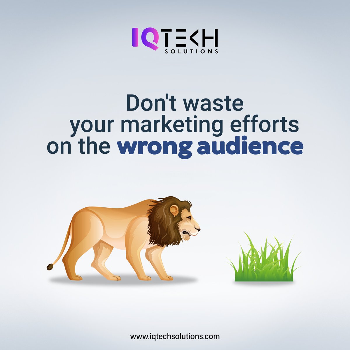 Iqtechsolutions's tweet image. 𝐃𝐨𝐧'𝐭 𝐰𝐚𝐬𝐭𝐞 𝐲𝐨𝐮𝐫 #Marketing  𝐞𝐟𝐟𝐨𝐫𝐭𝐬 𝐨𝐧 𝐭𝐡𝐞 𝐰𝐫𝐨𝐧𝐠 𝐚𝐮𝐝𝐢𝐞𝐧𝐜𝐞. 𝐢𝐐 𝐓𝐞𝐜𝐡 𝐒𝐨𝐥𝐮𝐭𝐢𝐨𝐧𝐬 𝐞𝐧𝐬𝐮𝐫𝐞𝐬 𝐲𝐨𝐮𝐫 #business  𝐫𝐞𝐚𝐜𝐡𝐞𝐬 𝐭𝐡𝐞 𝐫𝐢𝐠𝐡𝐭 𝐩𝐞𝐨𝐩𝐥𝐞.                                          #branding #socialmedia