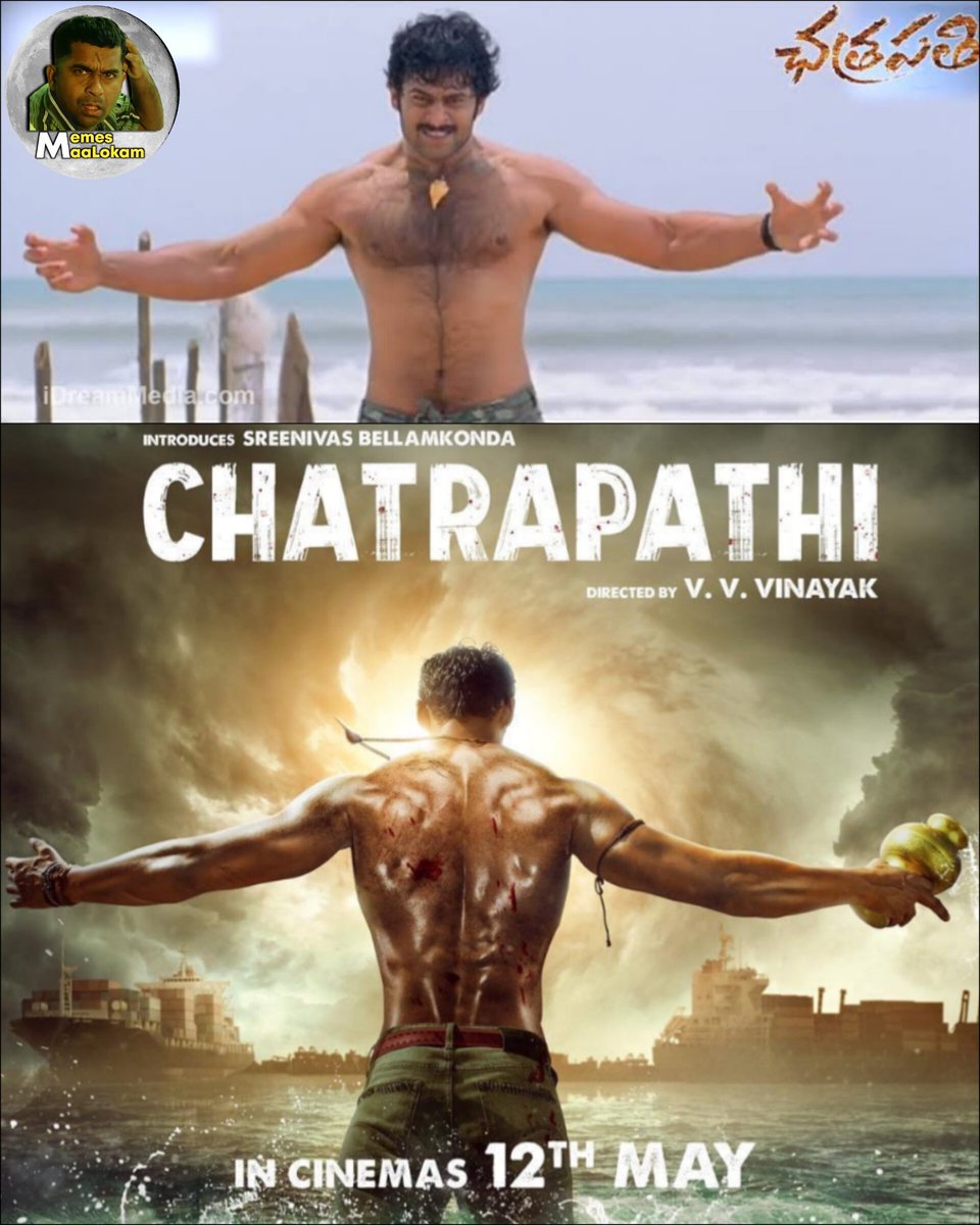 Nb4Ea's tweet photo. #Chatrapathi #bellamkondasrinivas 😱
#Ssrajamouli #Vvvinayak #Panindia #bollywood #Prabhas
#Ssr #Nonssr #Debut #Hindi
#Rebelstar
Follow @Nb4Ea 👈 https://t.co/2lBFf57EGL