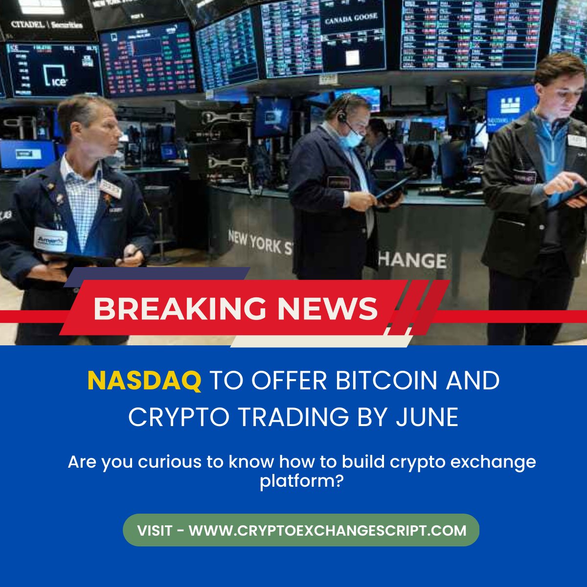 #NASDAQ intends to launch #crypto custody services by June. 

Big companies are continuously adopting cryptos into their business. 
Check out >> bit.ly/3qn4hQf

#cryptocurrency #brands #companies #Entrepreneur #blockchain #business #digitalassests #nasdaqnews #crypto