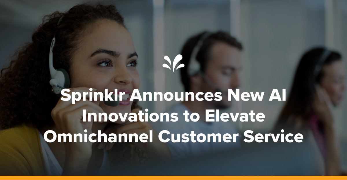 Big news: <a href="/Sprinklr/">Sprinklr</a> announced hundreds of new features today across our product suites, including 120 new #CCaaS features. Find out how we're helping leading organizations redefine service for digital consumers. ms.spr.ly/6010g6gSQ