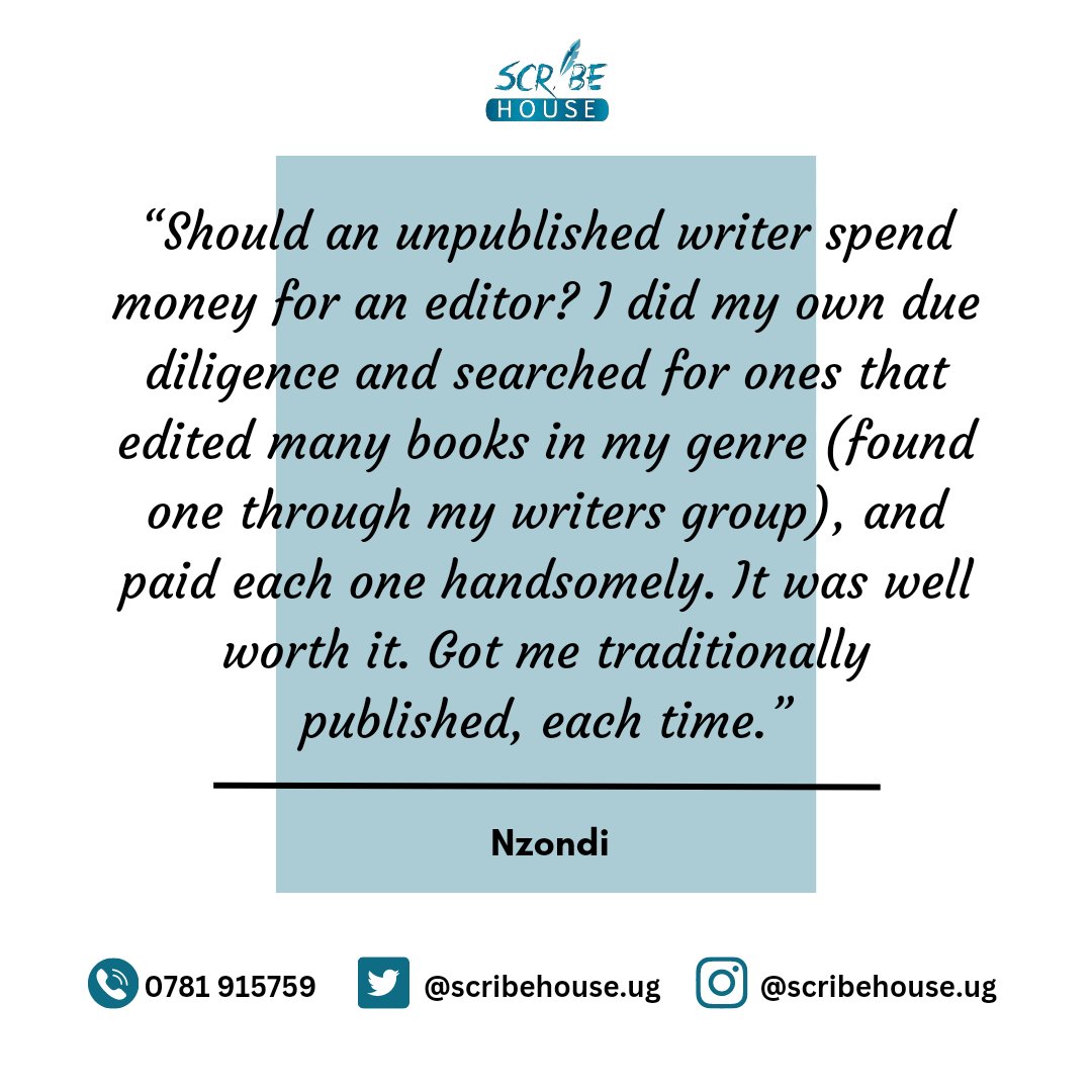 Good morning!!
#scribehouseuganda #writing #editing #publishing