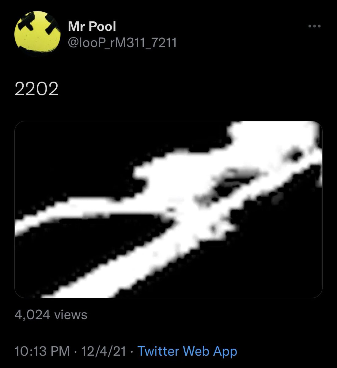 Stellar17Arya's tweet photo. Pool reposted his Chinese earthquake countdown video on 2/17/23, with the text TSAP (look at past posts)
He first posted the video on 12/4/21.
12Γ4=48
4Γ21=84
The date is #Code48
The text 2202 looks like πͺ2022, but I think it's 220Γ2=440.
The day count between posts is 440 days https://t.co/IpF8y75Ota