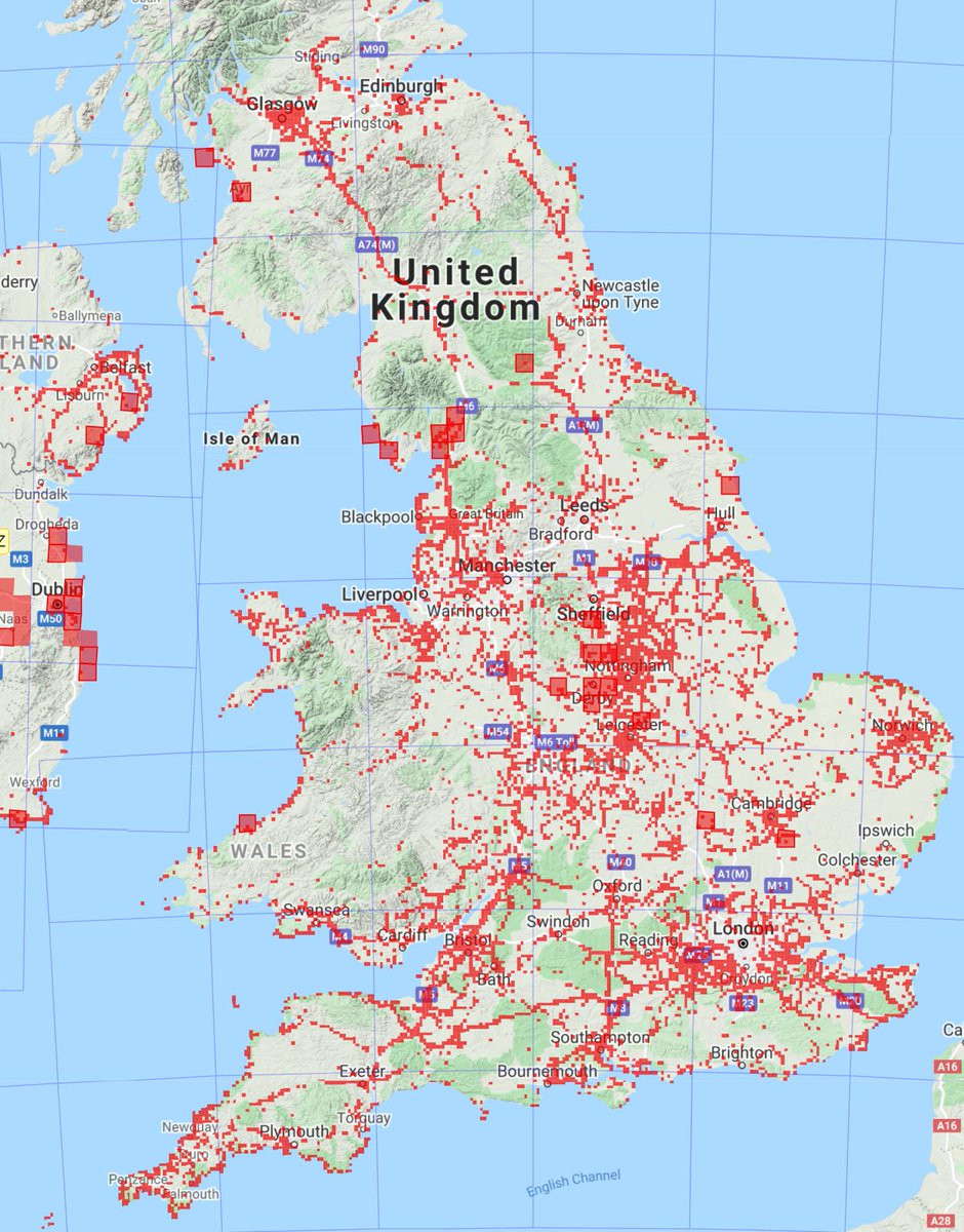 Morning folks! Bit of a quiz to kick off the day - can you guess the plant species from this strange looking distribution map? 

It's something that is in flower right now!