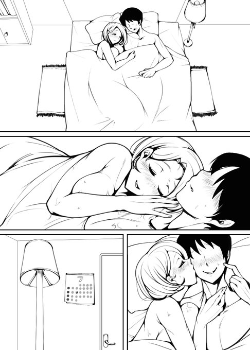 早々に自分だけイってしまったことを謝る夫...
『気持ちが満たされれば満足なの♡』と言う妻。 