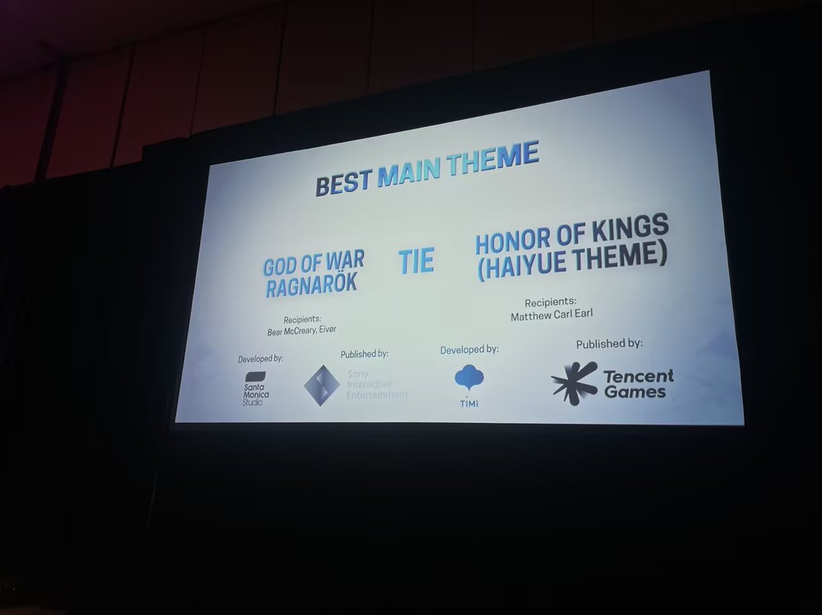 It is such a great honor for TiMi Audio Lab to win the 21st annual Game Audio Network Guild Awards <a href="/audiogang/">Game Audio Network Guild</a> with Best Main Theme Award and Best Audio for a Casual or Social Game Award! Big thanks to all our artists, colleagues at <a href="/HoK_BR/">Honor of Kings Brasil</a>  <a href="/timistudios/">TiMi Studio Group</a> and all our partners!