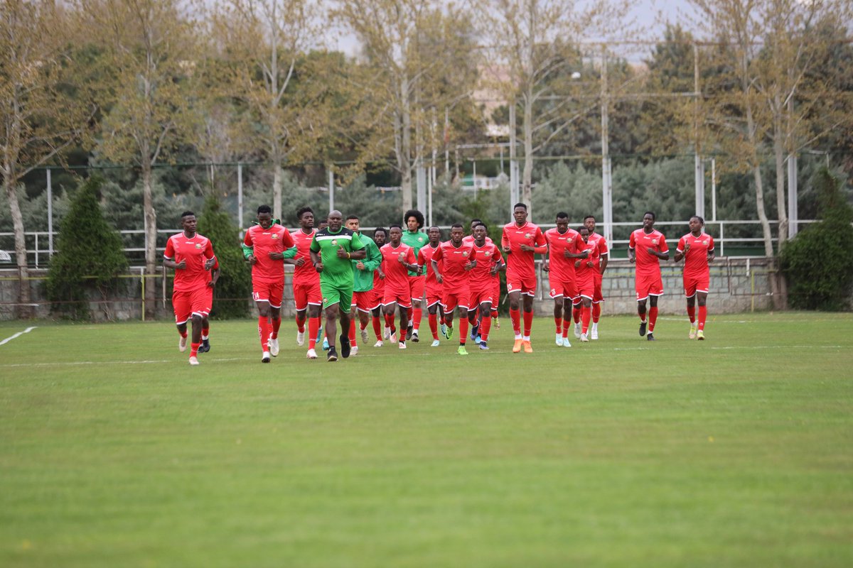 Here is how the weather looks like in Tehran ahead of #HarambeeStars friendly match against #Iran on Tuesday.

We wish them all the best.

#ScoreCrunches