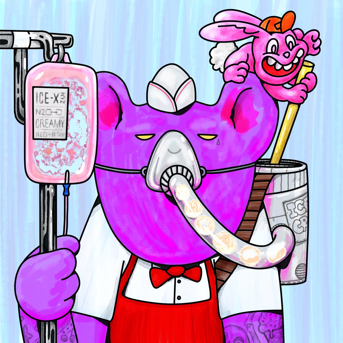 wonderpeepz's tweet photo. VERNILLA ICE. Vern, Vernzy, V-Ice, The Iceman Eateth, Icehead, V-Conez, Vinnie. The biggest OOFZ of them all, the ice cream addict, the big man on crampus (lactose tolerant) inhaling and injecting as much creamy ice goodness as his body can take.

https://t.co/WKt4D84Hjk https://t.co/tfrqy3w9yT