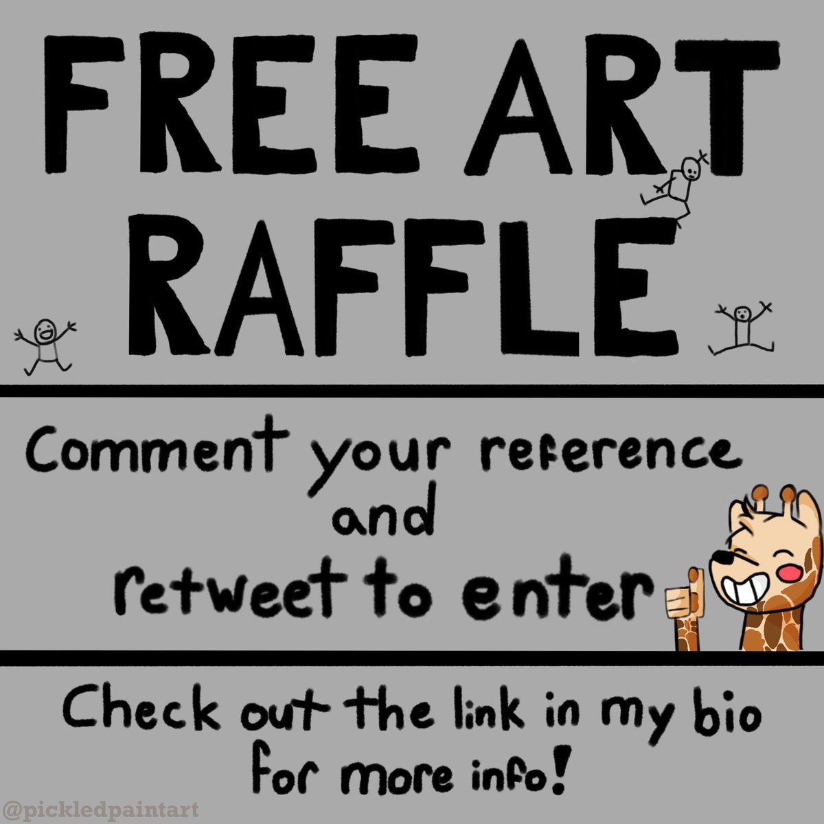 FREE RAFFLE OPEN Pickled Paint on Twitter "Raffle time! One winner