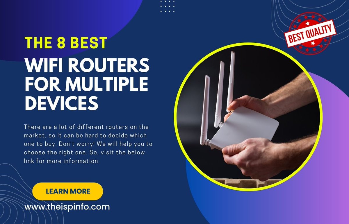 There are a lot of different routers on the market, so it can be tough to choose the right one. That’s why we’ve put together a list of the 8 best wifi routers for multiple devices, to help you make the right choice. Let's take a look about it: #wifi #router #Internet