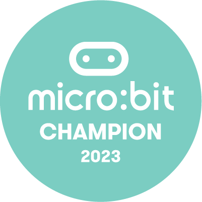 Very happy to have been selected as #MicrobitChampion 2023 
Thank you @microbit_edu  for this great opportunity !!!