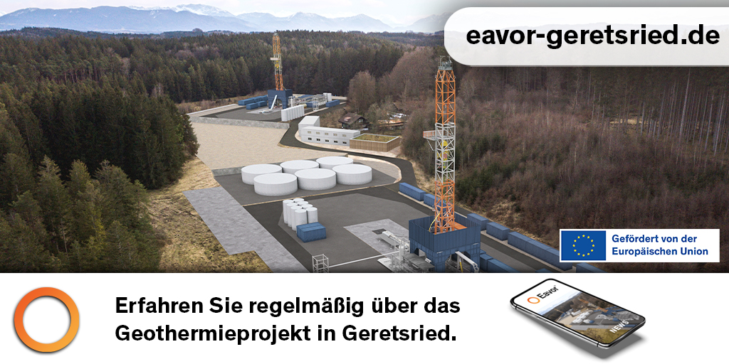 Der erste kommerzielle Eavor-Loop™ in Deutschland befindet sich derzeit im Bau. Erfahren Sie mehr über das Projekt auf unserer neuen Website eavor-geretsried.de  und abonnieren Sie unseren Newsletter, um über alle Neuigkeiten auf der Baustelle auf dem Laufenden zu bleiben.