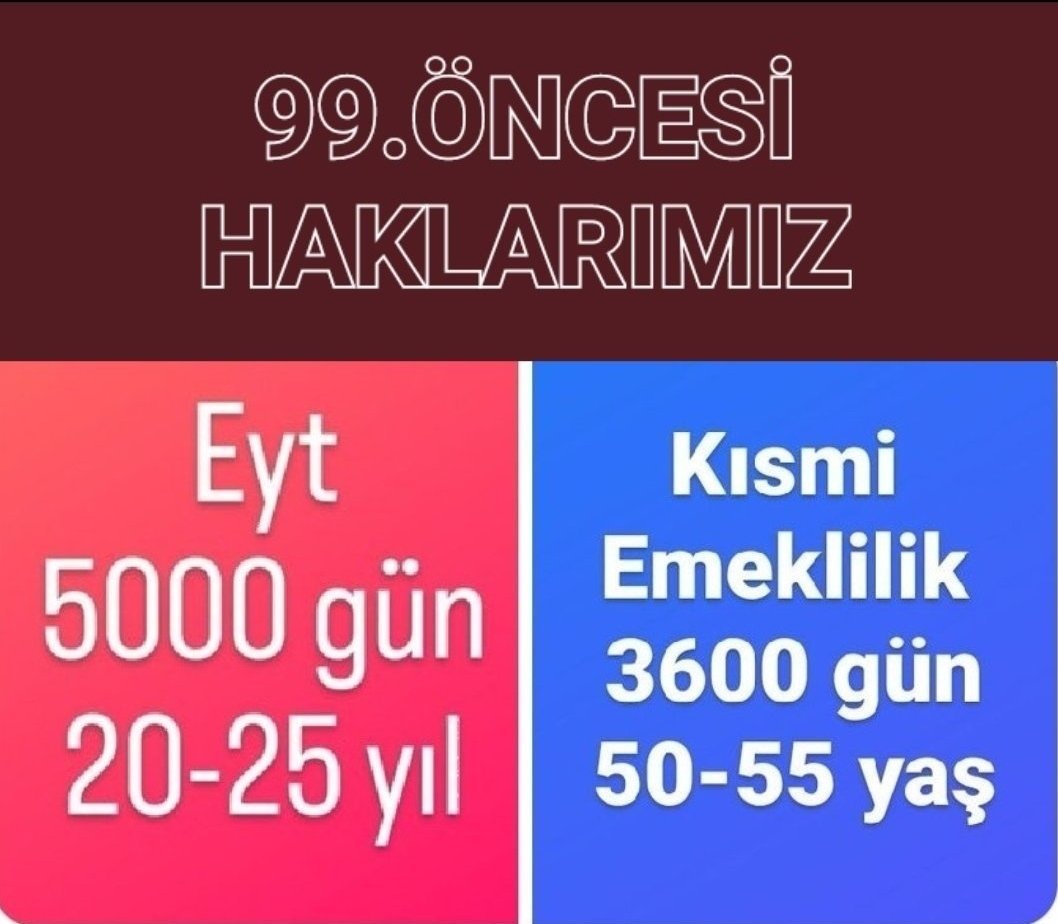 Masadan Kaldıracağız!
Kökünden Çözeceğiz!
İrade koyduk!
Tekrar açmamak üzere!
Prime takılanlar olmayacak
Yaparsa AK PARTİ yapar!

Dendi mi?

Dağ Fare Doğurdu!

Eyt Masadan Kalkamadı! 
Biz Buradayız Haklıyız Kazanacağız!

Hala herşey elinizde!
<a href="/RTErdogan/">Recep Tayyip Erdoğan</a>
#YeniMujde5000vekısmi
