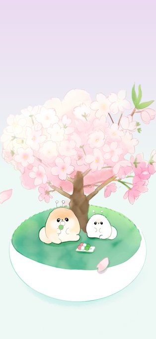 「flower mochi」 illustration images(Latest)