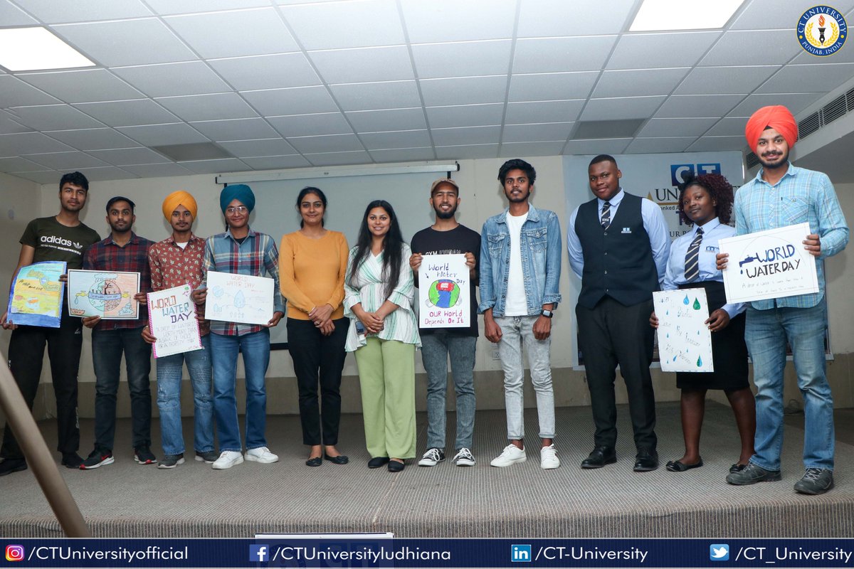 CT_University's tweet image. CT University's School of Agriculture and Natural Sciences, organized a Slogan Writing and Poster Making Competition on Theme- “Accelerating Change”. 
Students from different schools participated and showcased their thought process.🤞💯
#CTU #sloganwriting #CTians