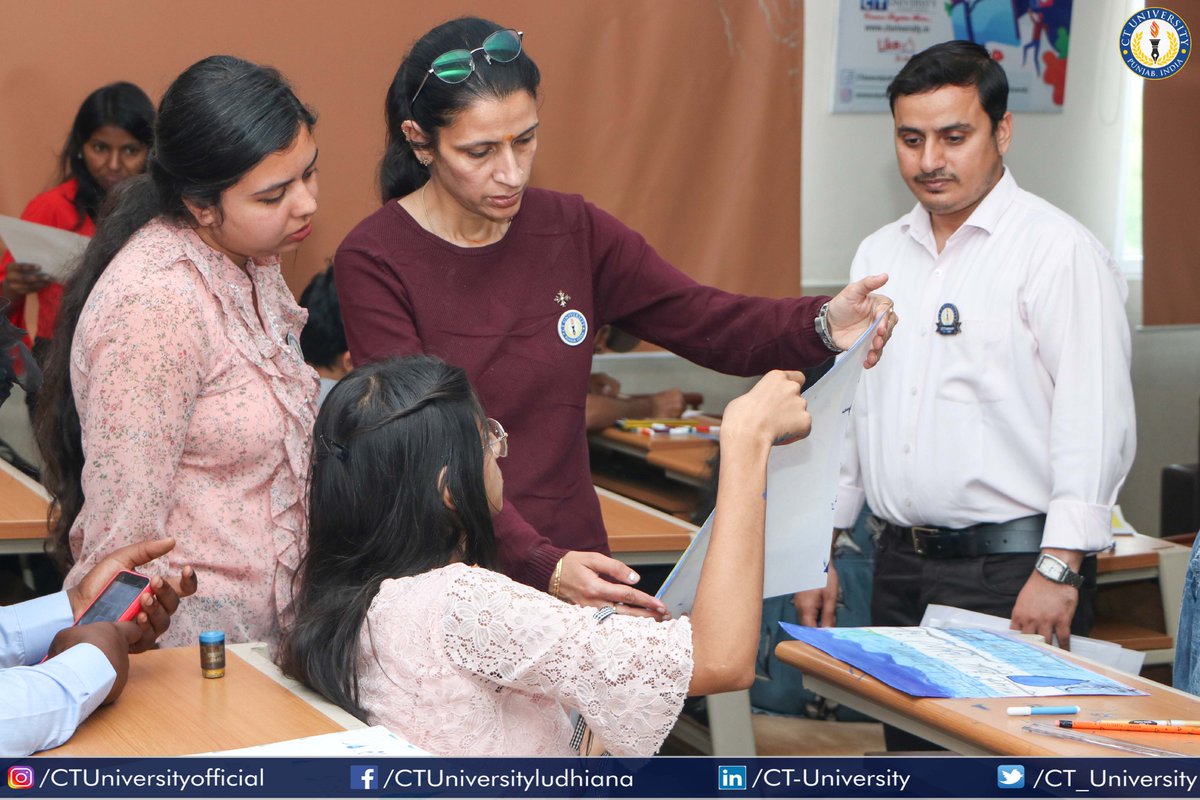 CT_University's tweet image. CT University's School of Agriculture and Natural Sciences, organized a Slogan Writing and Poster Making Competition on Theme- “Accelerating Change”. 
Students from different schools participated and showcased their thought process.🤞💯
#CTU #sloganwriting #CTians
