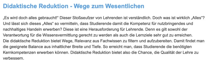 "Jedes überflüssige Wort wirkt seinem Zweck gerade entgegen." Arthur Schopenhauer

Aber welches Wort ist das? Am 27.4.2023 erkunde ich das gern mit Ihnen, online.

profilehreplus.de/seminare/didak…

#lehre #twittercampus #didaktischereduktion #lernen