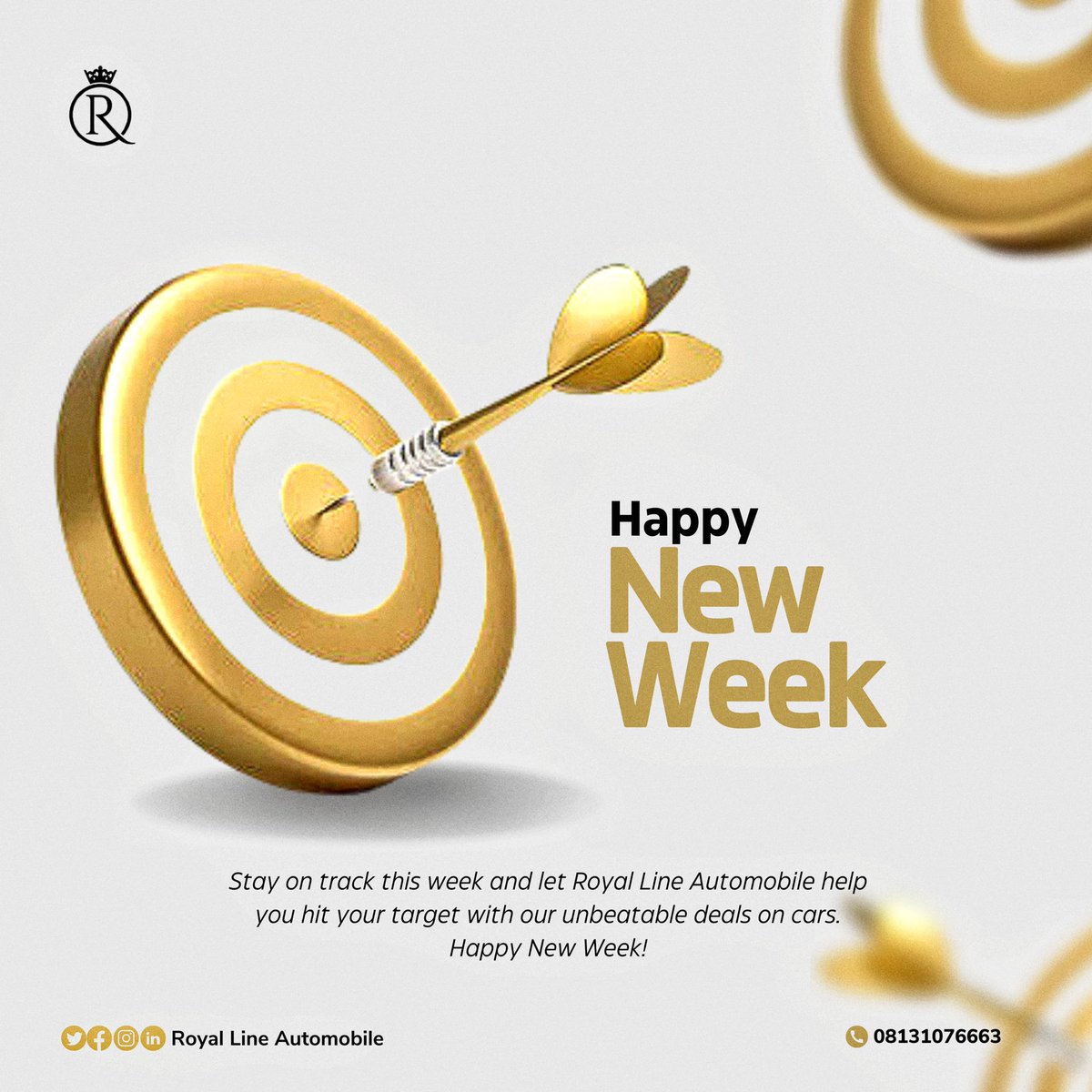 RLautomobile's tweet photo. Happy New Week!

For all your automobile needs at the best rates, contact RL Automobile at 0813 1076663

#auto #Automotive #nigeriancars #carrental #automaintenance #autoservice #carsale https://t.co/2dggoF5coS
