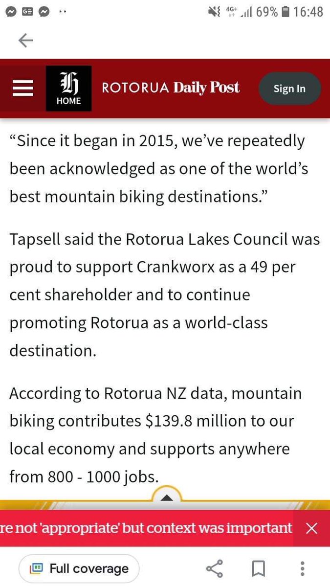A small town Council in NZ having the foresight to invest in a rapidly growing sport which yields massive returns.  Yet <a href="/daera_ni/">DAERA</a> &amp; <a href="/ForestServiceNI/">Forest Service Northern Ireland</a> continue to create barriers to recreational mountain biking in NI Forests. <a href="/sinnfeinireland/">Sinn Féin</a> <a href="/duponline/">DUP</a> <a href="/allianceparty/">Alliance Party</a> <a href="/SDLPlive/">The SDLP</a>