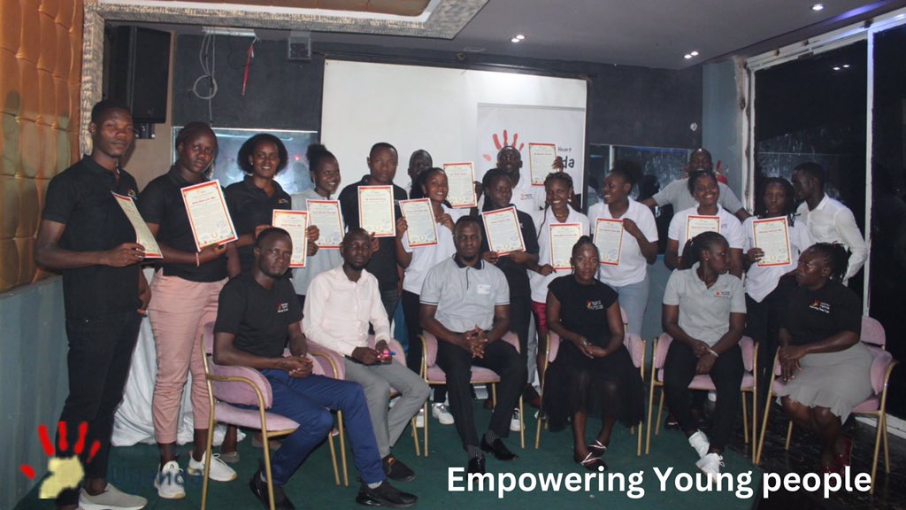 Over the weekend, we organized a send off party for our 16 interns having concluded a 6 weeks internship period with us successfully.  We are building youth change champions to empower fellow young people. #shiftthepower #power2youth