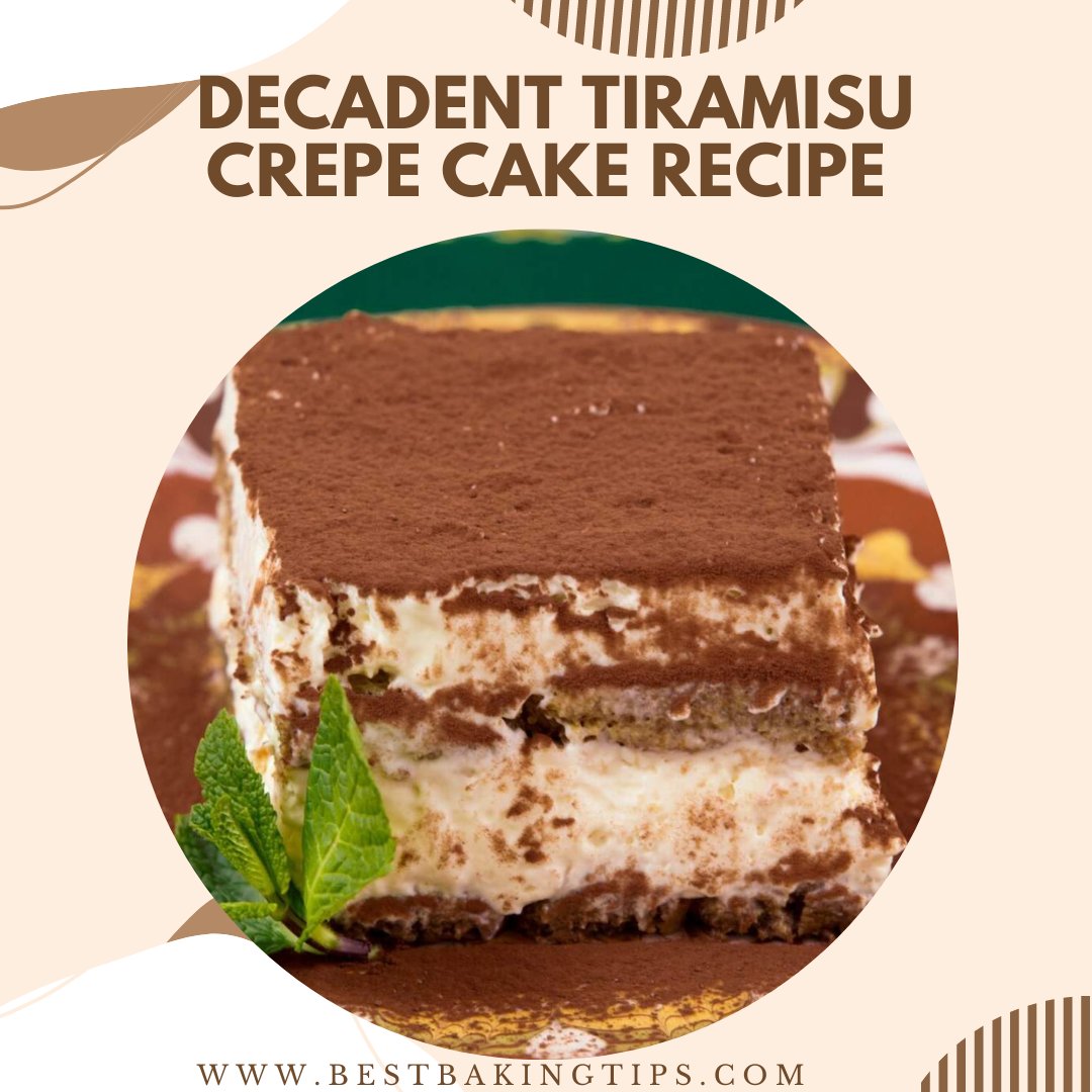 bestbakingtips's tweet photo. Are you looking for a fantastic dessert recipe? Look no further than this decadent tiramisu crepe cake.
Recipe here: https://t.co/DTJef5mn9V
#tiramisu #dessert #easyrecipes #bestbakingtips #bakingrecipes #bakinghour #bakingtime https://t.co/72hf5zcjsE