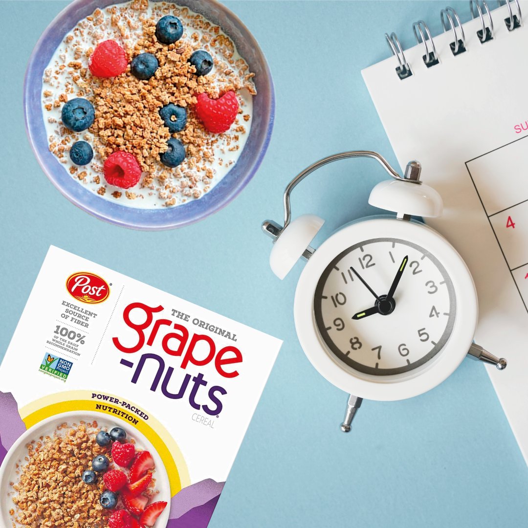 grapenutsUK's tweet photo. Make a nutritious start to the day with Grape - Nuts #grapenuts #nograpesnonuts #nutritionalgoodness #powerpackednutrition #vitamins #minerals #noaddedsugar #lowinfat #nutrition #dailyroutine https://t.co/vVfzCXInZT