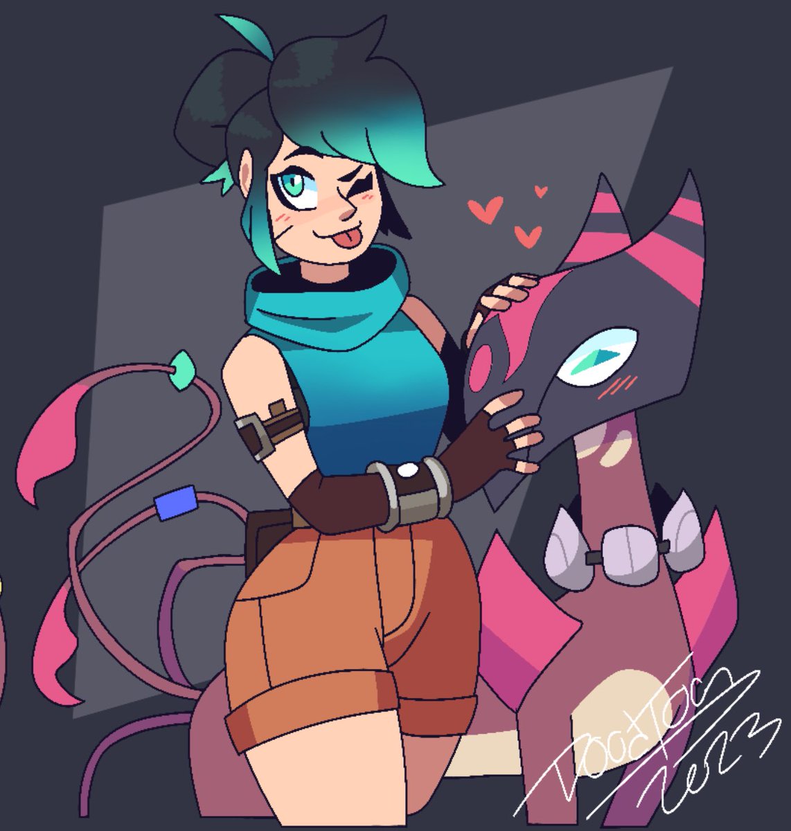 DoodToon on Twitter "Anybody here wanna talk about Temtem? Here’s my