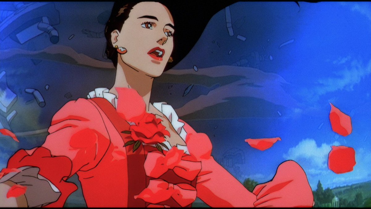 Magnetic Rose (anime)

Kouji Morimoto and Satoshi Kon horror film about engineers responding to a distress signal in an abandoned space station. There, they find an intact mansion and investigate only to discover the dark history of a missing opera singer as they try to escape. 