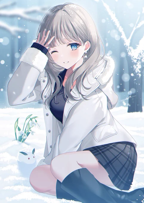 花と女の子を描くのが好きです#三億アカウントの中から私を発掘してください 
