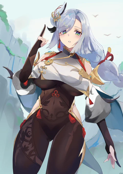 孤辰悲哀#申鶴イラストコンテスト 