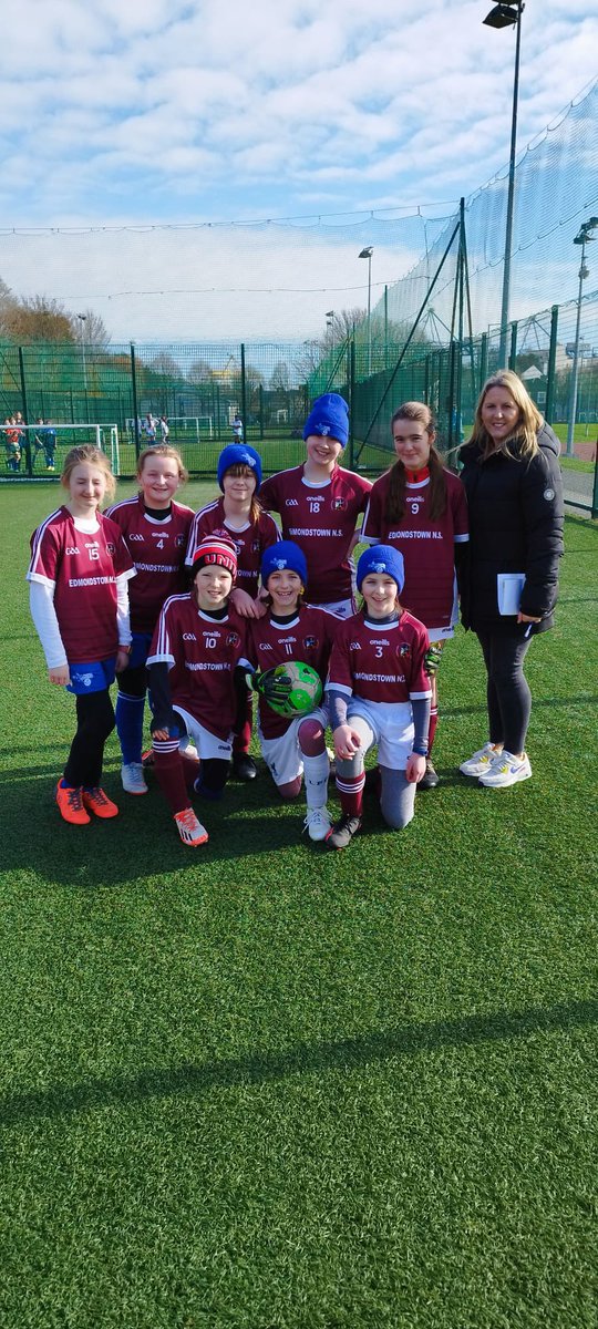 Edtownactive's tweet photo. Great fun at the @IrelandFootball Primary 5s today in Irishtown Stadium. @EdmondstownNS https://t.co/tzWgiGKTea
