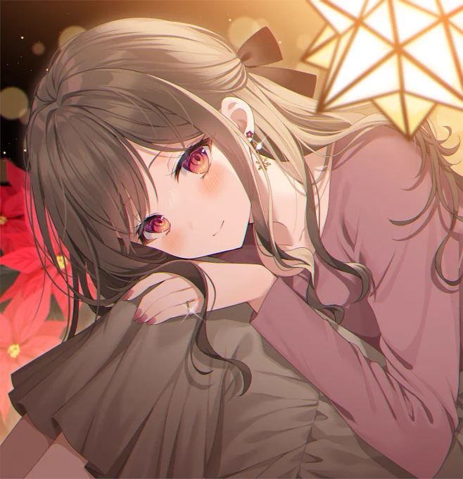 花と女の子を描くのが好きです#三億アカウントの中から私を発掘してください 