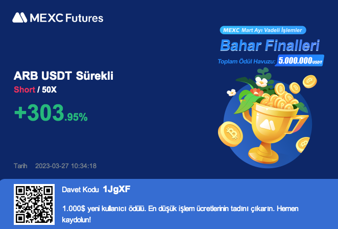 #ARB 50x Short

#Bitcoin #BTC #Eth #BNB #XRP #ADA #gns #DOGE #Ripple #neo #LTC #Shib #GTC #ETC #trb #MASK #GRT #DF #Magic #CFX #APE #jasmy #ALGO #JOE #CHESS #Lina #MDT #FLUX#RAD #CELP #NMR #Lina #Ren #Dodo #Omg #iris #Eos #Qtum

detaylı bilgi için DM üzerinden iletişime geçiniz.
