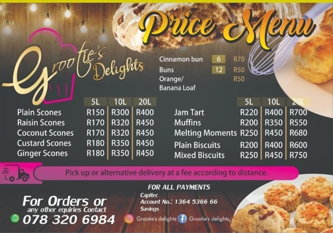 mohau_grootboom's tweet photo. Have u seen the weather today in #Pretoria it's weather for tea and scones.Give us a call and let us sort you out 0783206984. We are based in Pretoria North Garankuwa to be precise. Delivery available at a fee.#Costa #RIPAKA #XRepo #MondayMorning #LoveIsBlind https://t.co/ueuMAddytZ