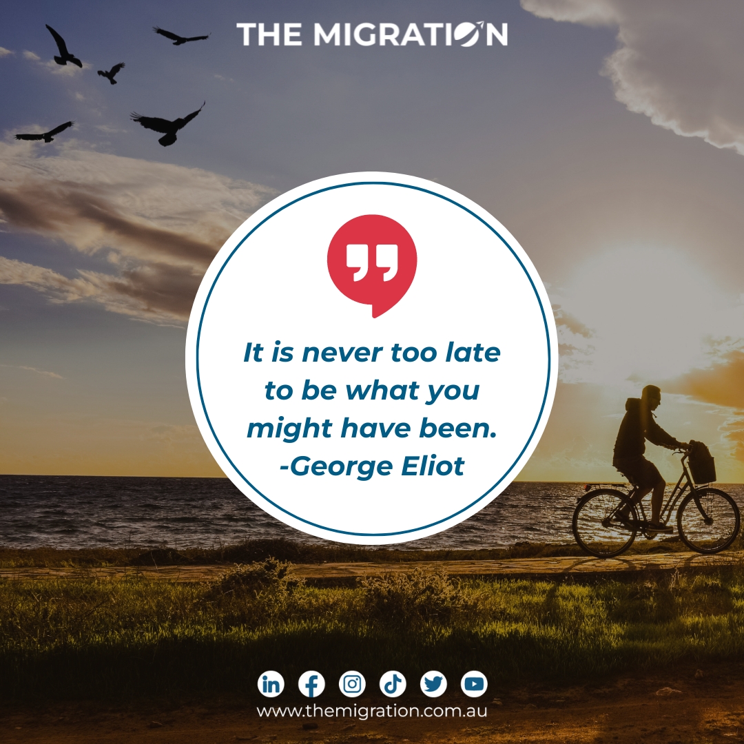 TheMigrationAU's tweet image. Life is a journey full of opportunities to grow and evolve. You can become the person you've always wanted to be no matter how old you are or where you are in life. Remember, the future belongs to those who believe in their dreams.

#themigration #mondaymotivation #qouteoftheday