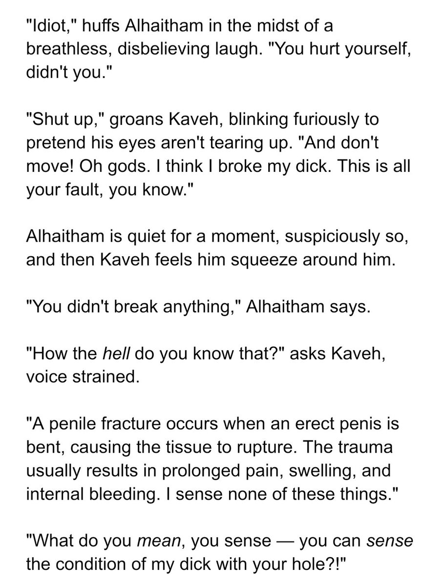 astraimpact's tweet photo. #kavetham #nsfw // a deleted scene from that fic i keep forgetting to update because i can't take these two seriously at all https://t.co/HhfmKGR2Av