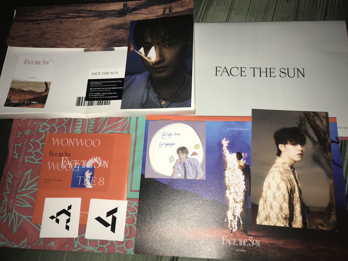 tgkkyuu's tweet photo. wts lfb seventeen ph 

Face The Sun unsealed albums- ₱ 220 each (4 pcs available)   

MOP: GCash 
MOD: direct jnt 
PAYO OR 3 days DOP 

#tgksells 

hoshi vernon the8 jeonghan jun seungkwan scoups https://t.co/akV3XUAvK2