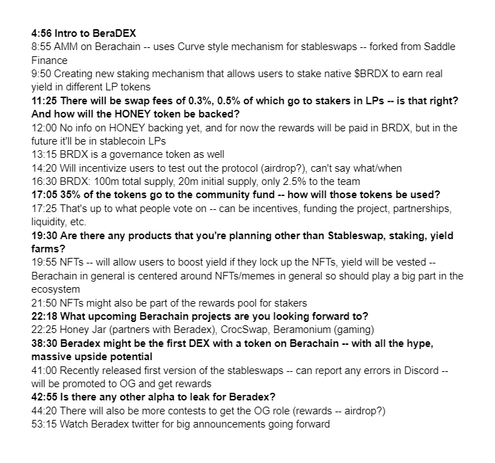 We had a 1h long Chad-session with frens from <a href="/bera_dex/">Shoo GG</a> and are paving the way for Fungi to enter the <a href="/berachain/">Berachain Foundation 🐻⛓</a>

For max honey, we highly suggest listening to the recorded version of the AMA. 🤝

A brief summary of the AMA, and the link to the recording ⬇️