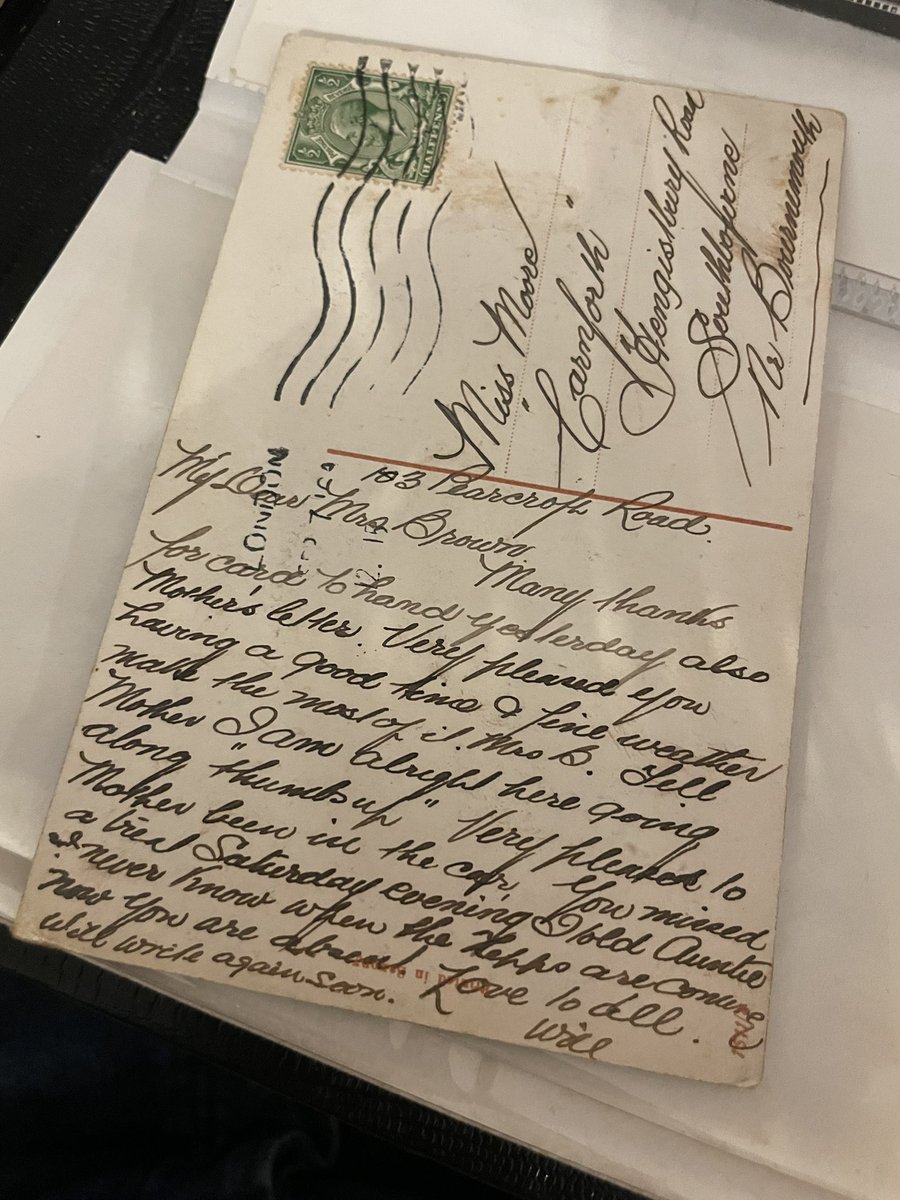 GraphicGarage3's tweet photo. Yeah #ai is cool but I found my great grandmothers letters from 1913 and they’re amazing https://t.co/ckunOTBEsi
