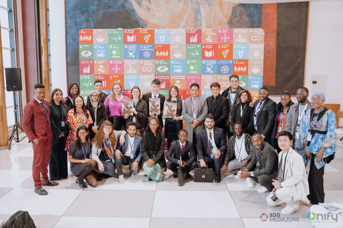 Honoured to have been part of the #UN2023WaterConference which took place @ UN Hq in NYC representing @Water4Dev. I joined fellow youths to lend a voice and propose solutions to achieve access to safe water for all.

I'm glad that #WaterAction is getting back to the global agenda