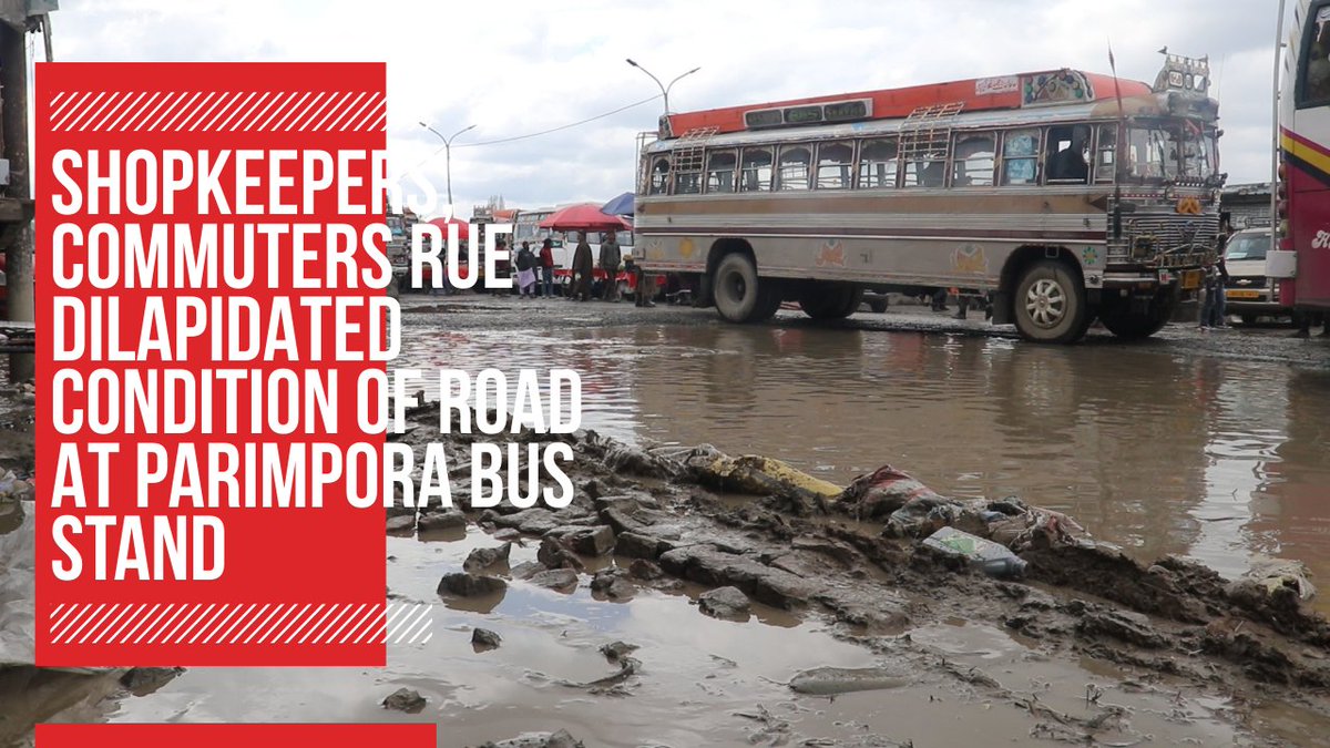 GreaterKashmir's tweet image. #Shopkeepers, commuters rue dilapidated condition of road at #Parimpora bus stand -
youtube.com/watch?v=ELGbMM…