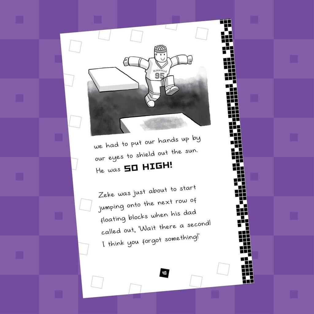 PHallamCreates's tweet image. Some pages from Diary of a Roblox Pro, book 3: Obby Challenge. 

Illustrations by @paulhallamcreates 
Cover design by @hannahjanzen_ 
Internal design by @paulhallamcreates 
Published by @scholastic_au 

#robloxpro #ariavatar #diaryofarobloxpro #gamerbook… instagr.am/p/CqSG34NvKqG/