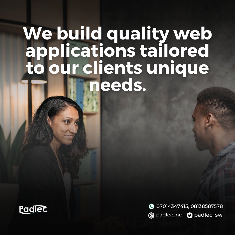 padlec_sw's tweet photo. We are a team of skilled and experienced developers who specialize in designing and building custom web applications tailored to your unique business needs.
We got you covered!
#technology
#frontend
#fullstackdev
#valueclients
#techtrends https://t.co/bQOXYOh2WE