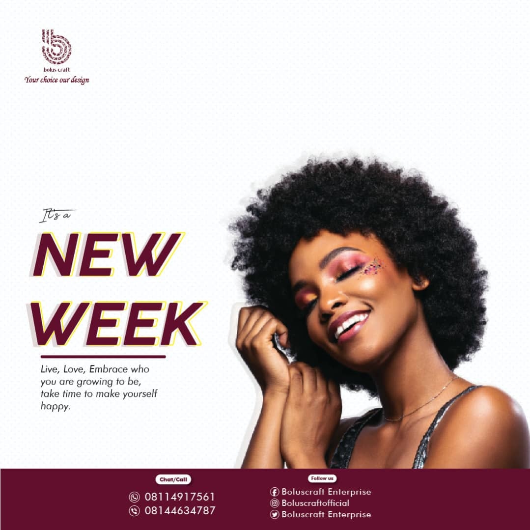 boluwatife_imeh's tweet photo. It's a new week and a time to start again and stand out🤭
#boluscraft
#happyweekendtoall
#happynewweek https://t.co/r2UdiNljP9