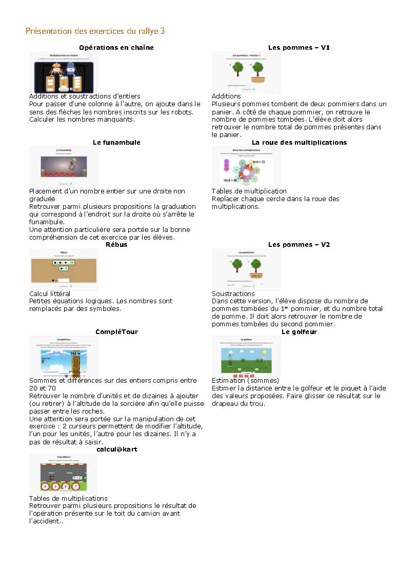 calcul_TICE's tweet photo. 📌Newsletter Calcul@TICE n°24 
Présentation des rallyes 3 (CE2) et 4 (CM1). Ces rallyes démarrent ce lundi 27 mars, et se terminent le 8 avril.
https://t.co/zxUm0GGJjr https://t.co/OQpRC4Pzfa