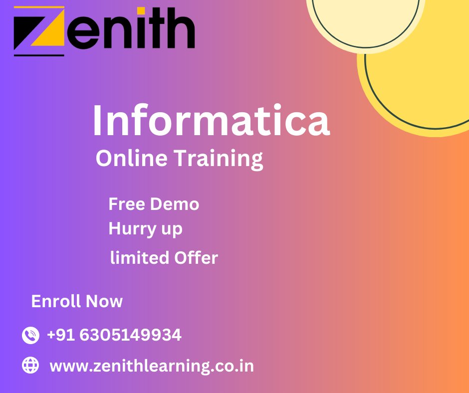 zenith_learning's tweet photo. Informatica Online Training 

    📞 - +91 6305149934
     📧 - Training@zenithlearning.co.in
     🌐 - https://t.co/MMUSzdy2mK

#informatica #tecnologia #o #tica #inform #pc #computador #software #a #notebook #windows #smartphone #internet #manuten #ti #assistenciatecnica #gamer https://t.co/QdGrnNNVqp