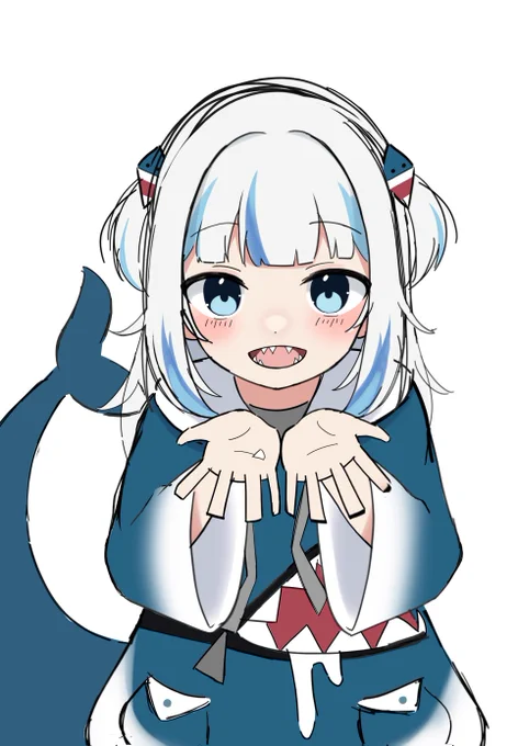 次のイラストのラフです 