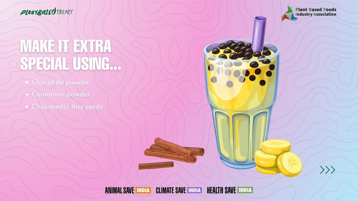 animalsaveindia's tweet photo. Banananananananananana!
Did anyone say milkshake or smoothie?
Make a delicious, nutritious and tummy-filling Banana Milkshake/Smoothie with just 4 ingredients and 4 steps.

Make it yourself let us know by posting it on your posts, and stories.
Do not forget to tag us https://t.co/3i4LDgFXiy